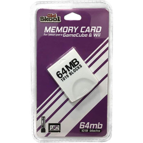 Gamecube / Wii Memory Card 64MB - Old Skool