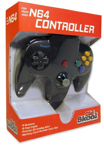 N64 Controller: Black - Old Skool