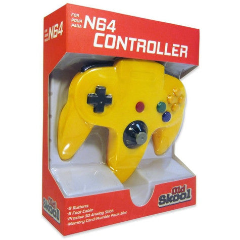 N64 Controller: Yellow - Old Skool