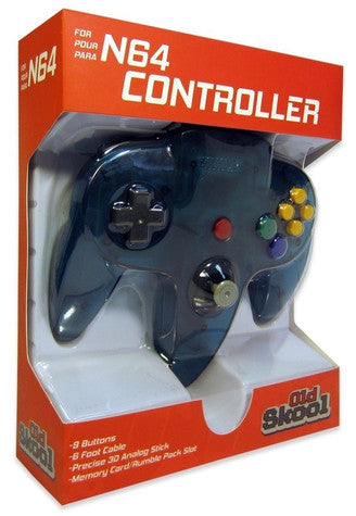 N64 Controller: Clear Turquoise - Old Skool