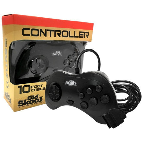 Saturn Controller Black Old Skool