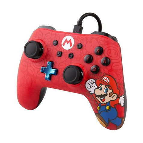 Switch Controller Wired: Mario Red - PowerA