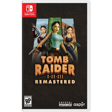 Tomb Raider I-III Remastered Starring Lara Croft - Switch