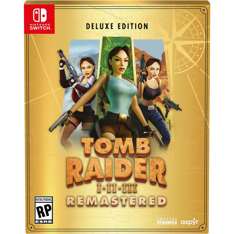 Tomb Raider I-III Remastered Starring Lara Croft: Deluxe Edition - Switch