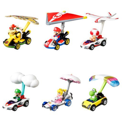 Hot Wheels Mario Kart - Gliders Assorted (8)