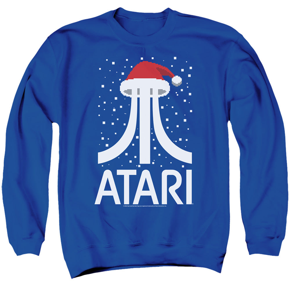 ATARI/CHRISTMAS PIXEL SANTA HAT LOGO