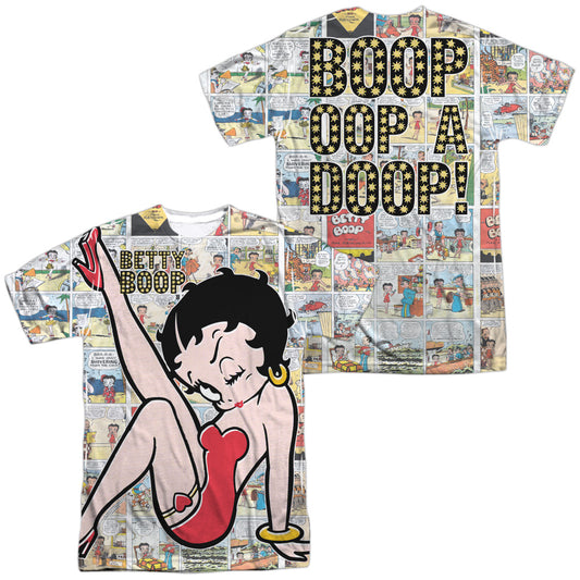 BETTY BOOP/VINTAGE STRIPS (FRONT/BACK PRINT)