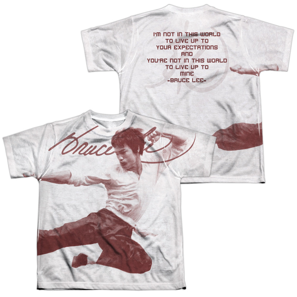 BRUCE LEE/EXPECTATIONS (FRONT/BACK PRINT)