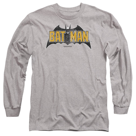 Vintage Bat Logo On Gray