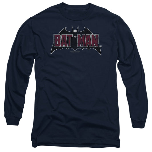 Vintage Bat Logo On Navy