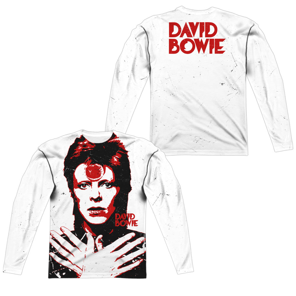 DAVID BOWIE/PIERCING GAZE (FRONT/BACK PRINT)