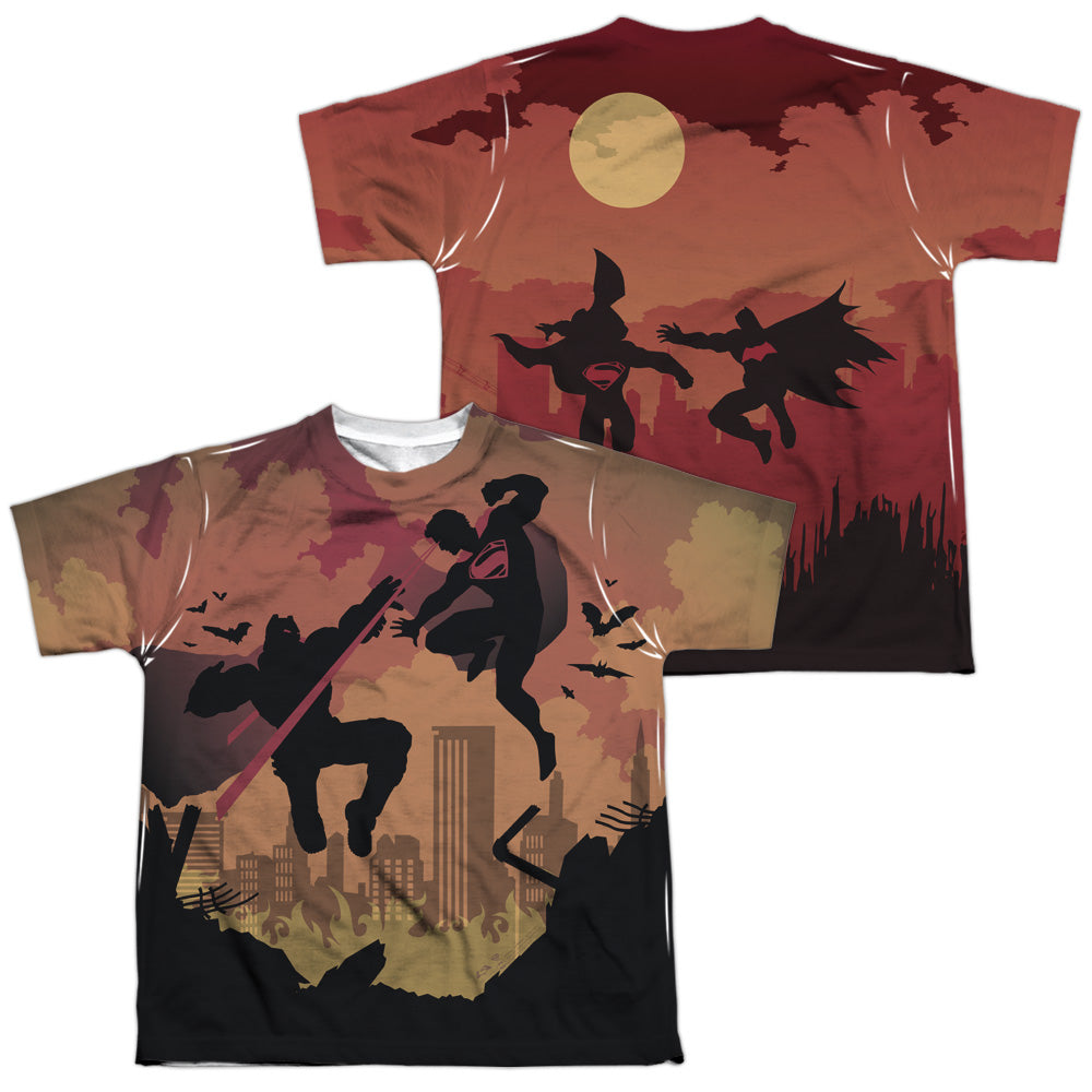 Silhouette Fight (Front/Back Print)