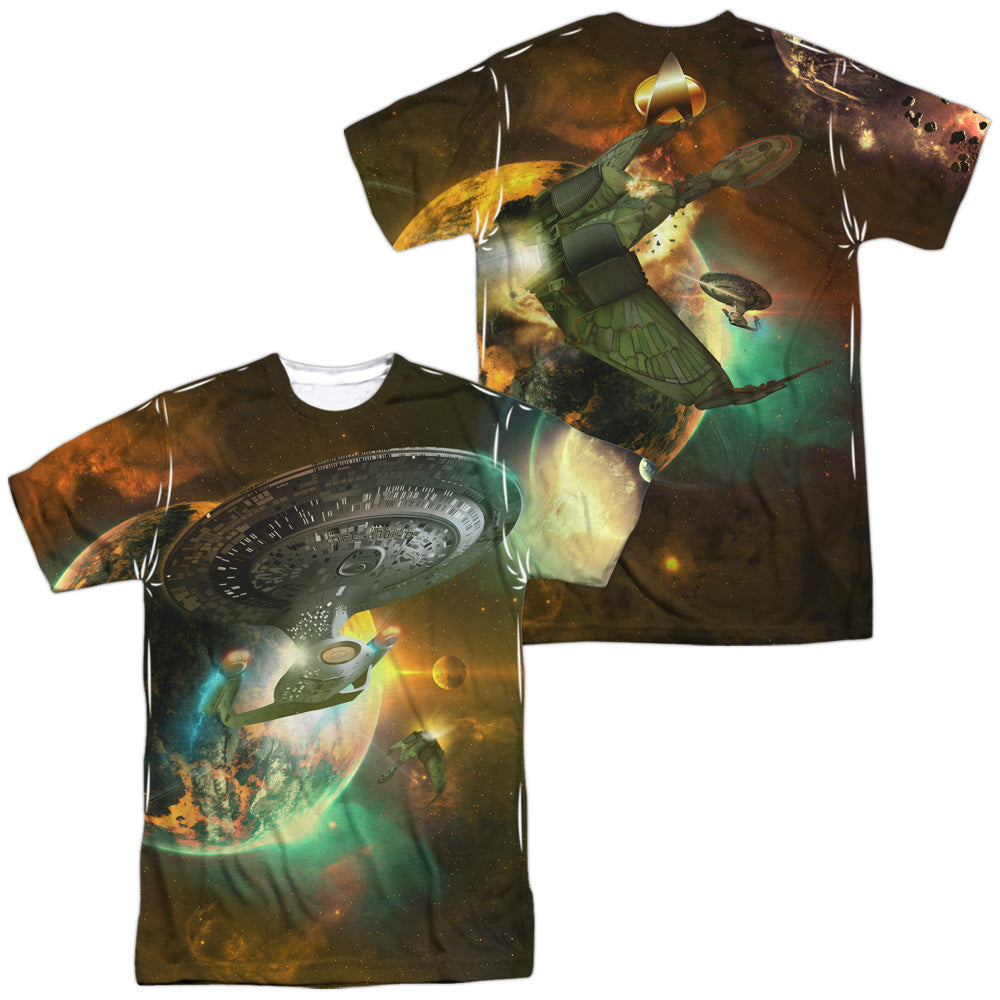 STAR TREK/BATTLE SHIPS (FRONT/BACK PRINT)