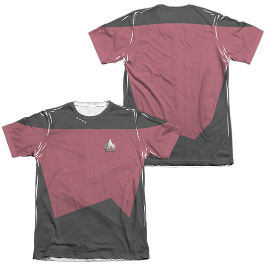 STAR TREK/TNG COMMAND UNIFORM (FRONT/BACK PRINT)