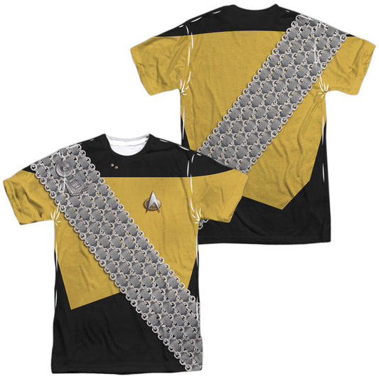 STAR TREK/WORF UNIFORM (FRONT/BACK PRINT)
