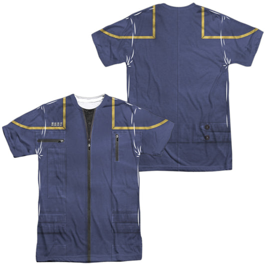 STAR TREK/ENTERPRISE COMMAND UNIFORM (FRONT/BACK PRINT)