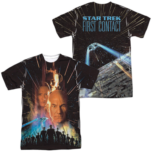 STAR TREK/FIST CONTACT POSTER (FRONT/BACK PRINT)