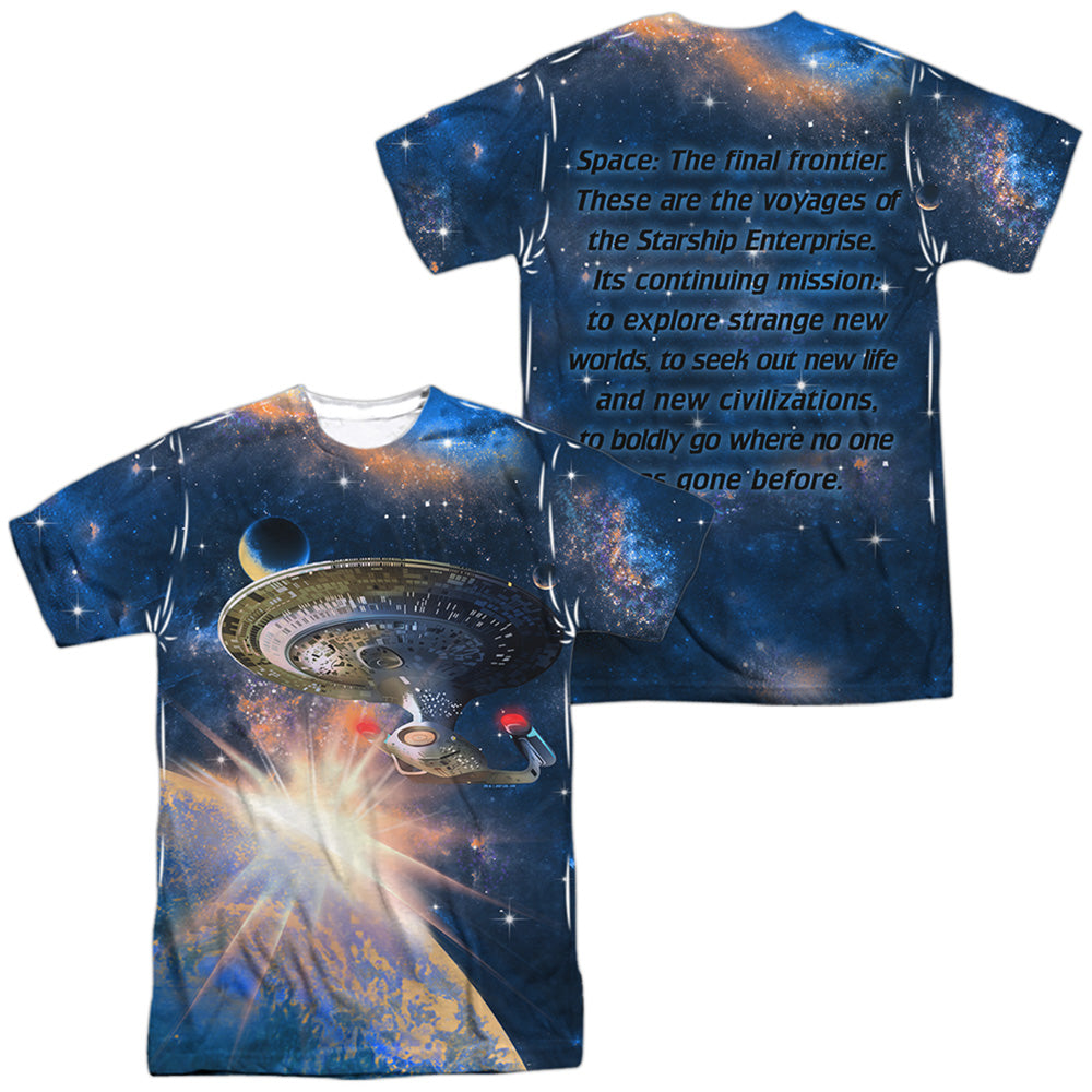 STAR TREK/NEXT GENERATION ENTERPRISE (FRONT/BACK PRINT)