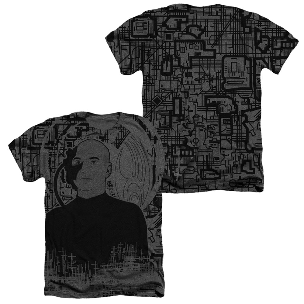 STAR TREK THE NEXT GENERATION/PICARD BORG (FRONT/BACK PRINT)