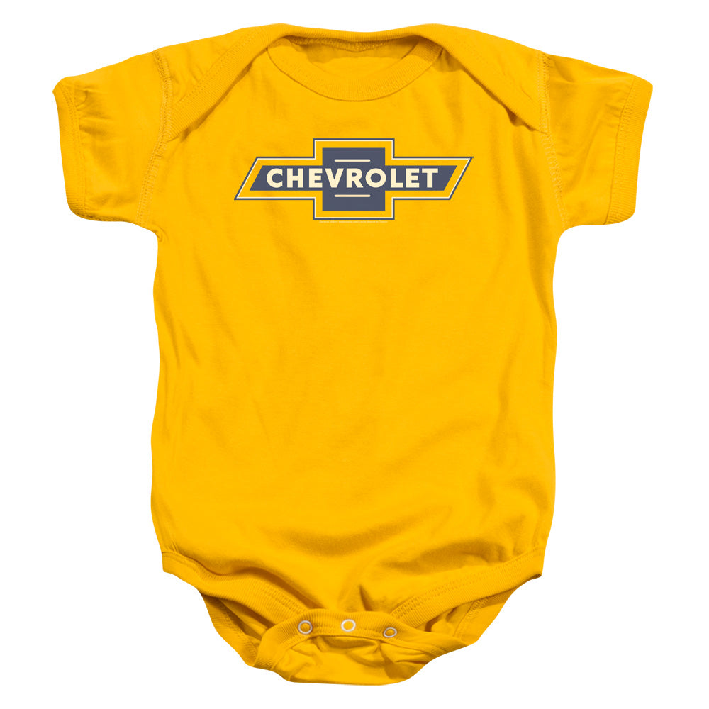 CHEVROLET/BLUE AND GOLD VINTAGE BOWTIE