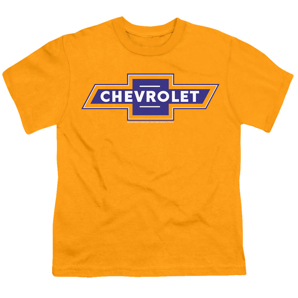 CHEVROLET/BLUE AND GOLD VINTAGE BOWTIE