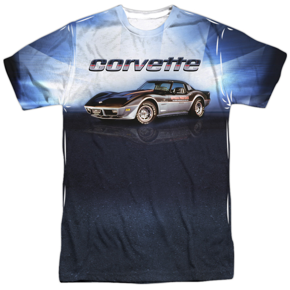 CHEVROLET/BLUE VETTE CHECK FLAG