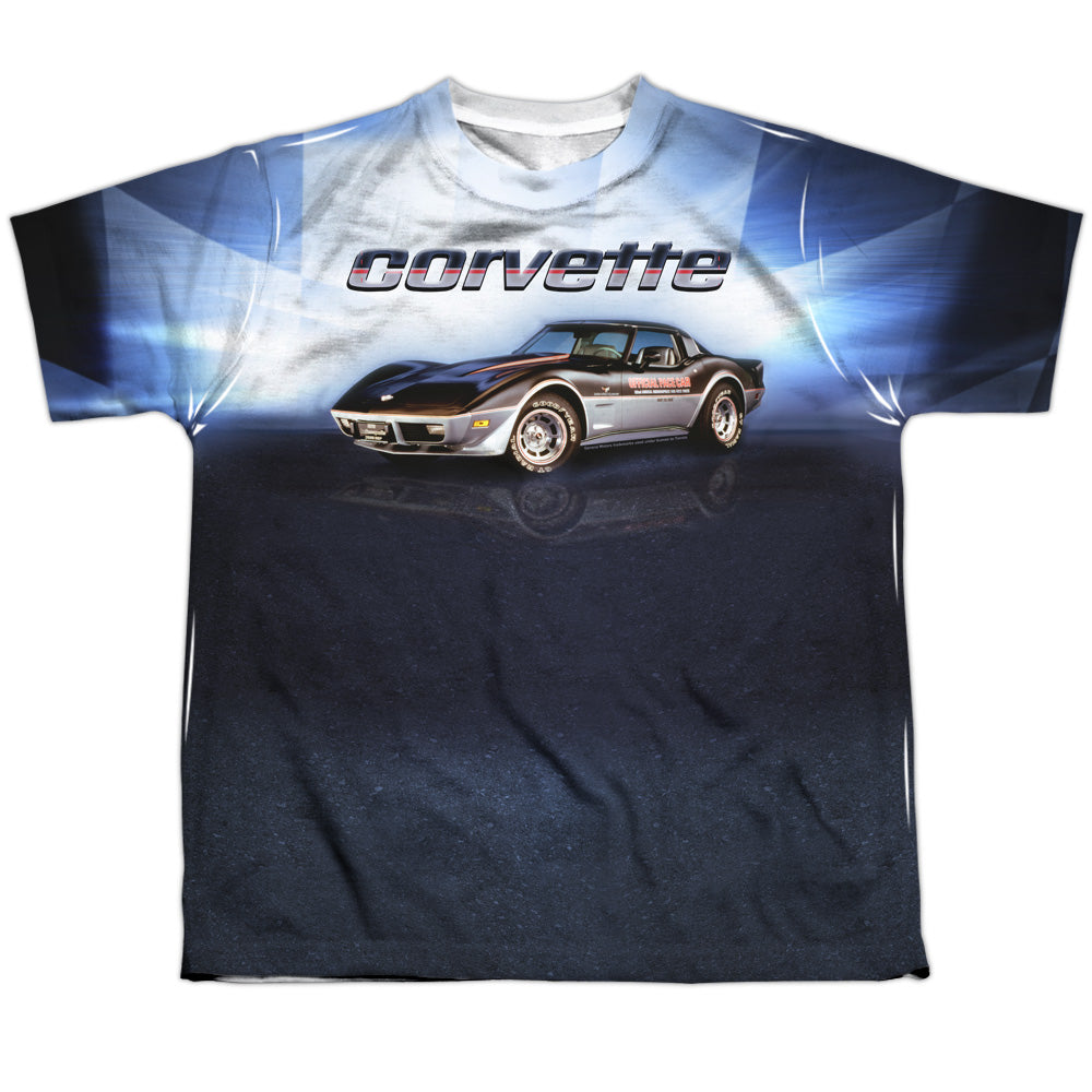 CHEVROLET/BLUE VETTE CHECK FLAG