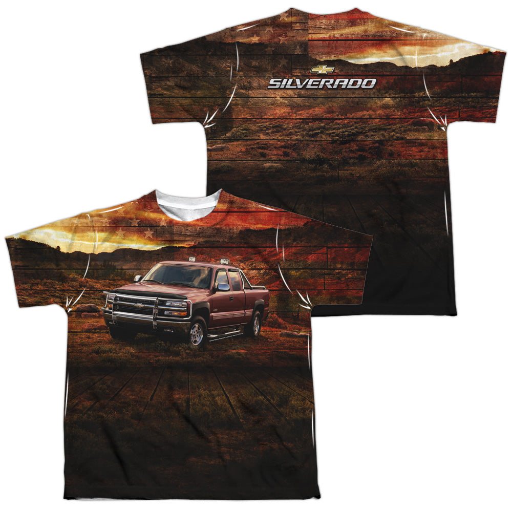 CHEVROLET/SILVERADO IN THE MUD (FRONT/BACK PRINT)