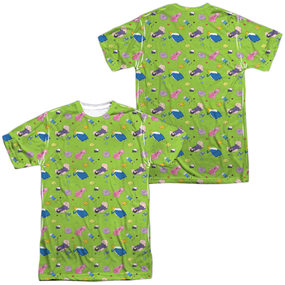 ADVENTURE TIME/GREEN FIELDS (FRONT/BACK PRINT)