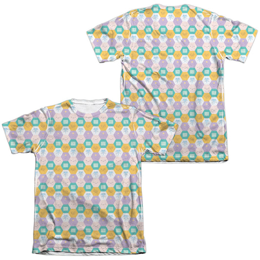 ADVENTURE TIME/HEXAGON PATTERN (FRONT/BACK PRINT)
