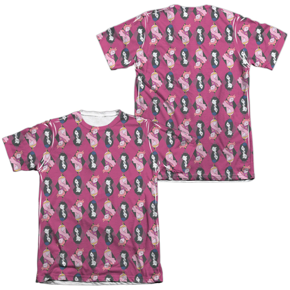 ADVENTURE TIME/ALLOVER DIAMONDS (FRONT/BACK PRINT)