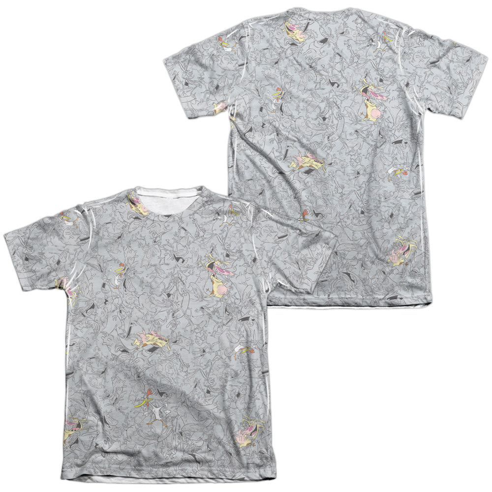 COW AND CHICKEN/COW CHICKEN PATTERN (FRONT/BACK PRINT)