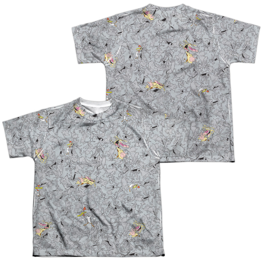COW AND CHICKEN/COW CHICKEN PATTERN (FRONT/BACK PRINT)