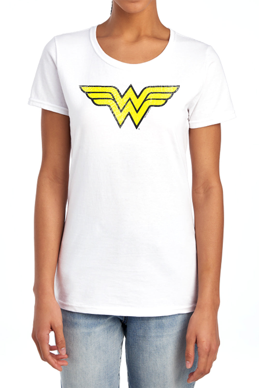 DC WONDER WOMAN/WW LOGO DISTRESSED