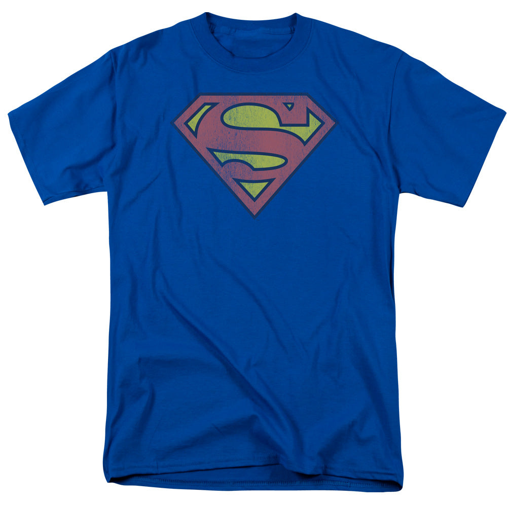 DC SUPERMAN/RETRO SUPES LOGO DISTRESSED
