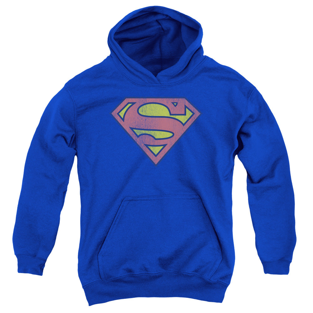 DC SUPERMAN/RETRO SUPES LOGO DISTRESSED