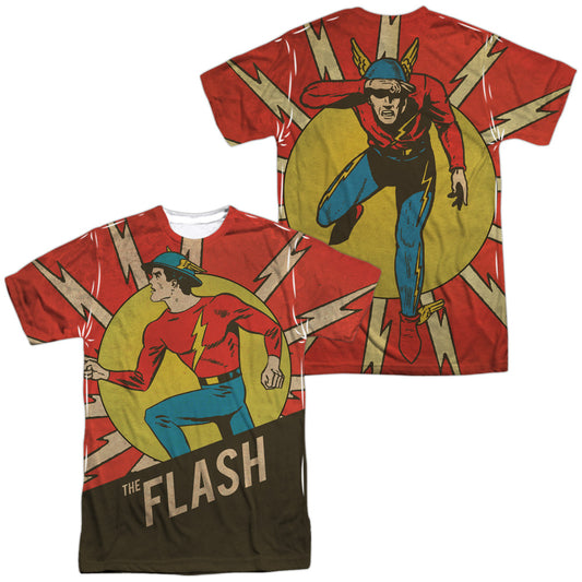 DC FLASH/VINTAGE COMIC FLASH (FRONT/BACK PRINT)
