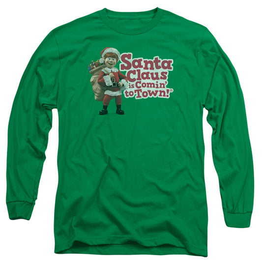 SANTA CLAUS IS COMIN TO TOWN/SANTA LOGO