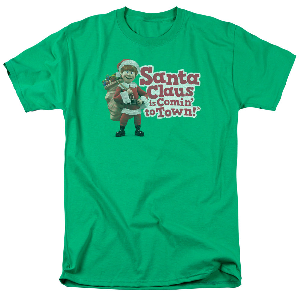 SANTA CLAUS IS COMIN TO TOWN/SANTA LOGO