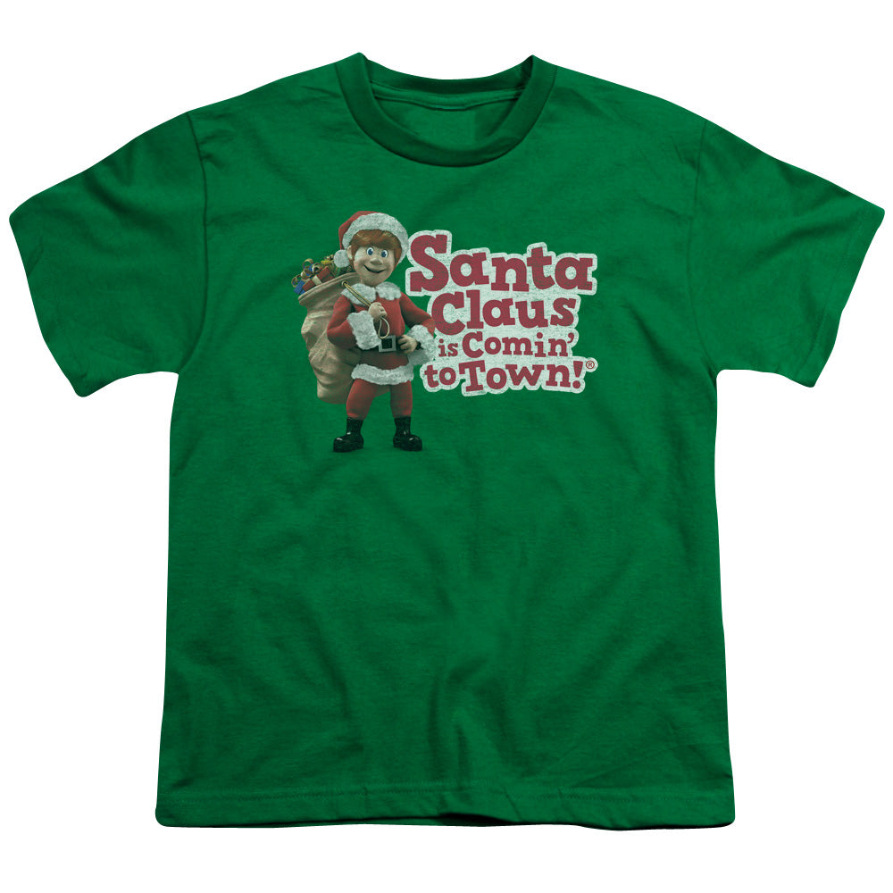 SANTA CLAUS IS COMIN TO TOWN/SANTA LOGO