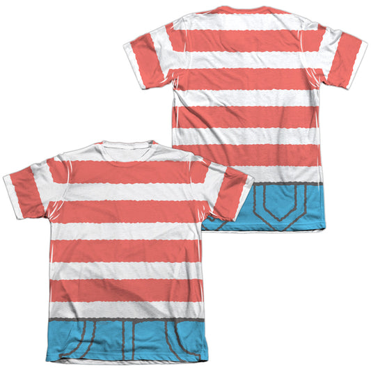 WHERE'S WALDO/WALDO COSTUME (FRONT/BACK PRINT)