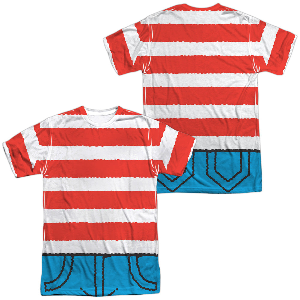 WHERE'S WALDO/WALDO COSTUME (FRONT/BACK PRINT)