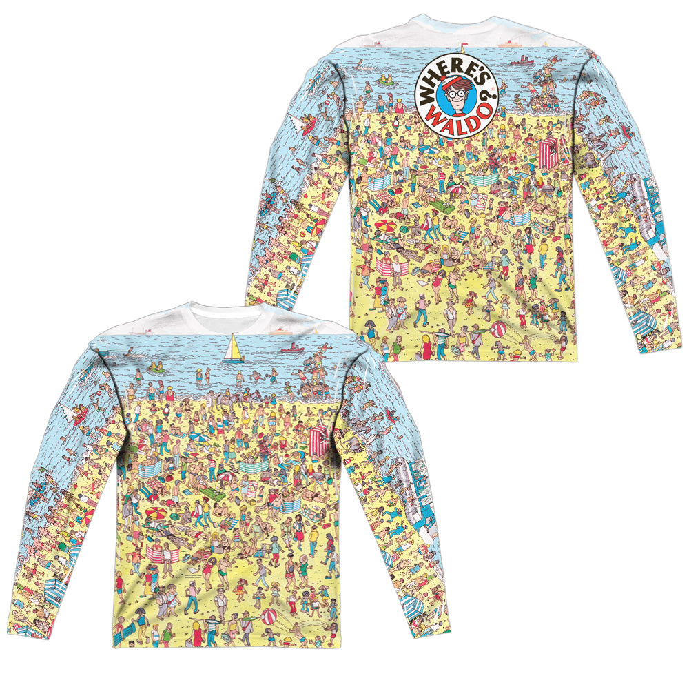 WHERE'S WALDO/BEACH SCENE (FRONT/BACK PRINT)