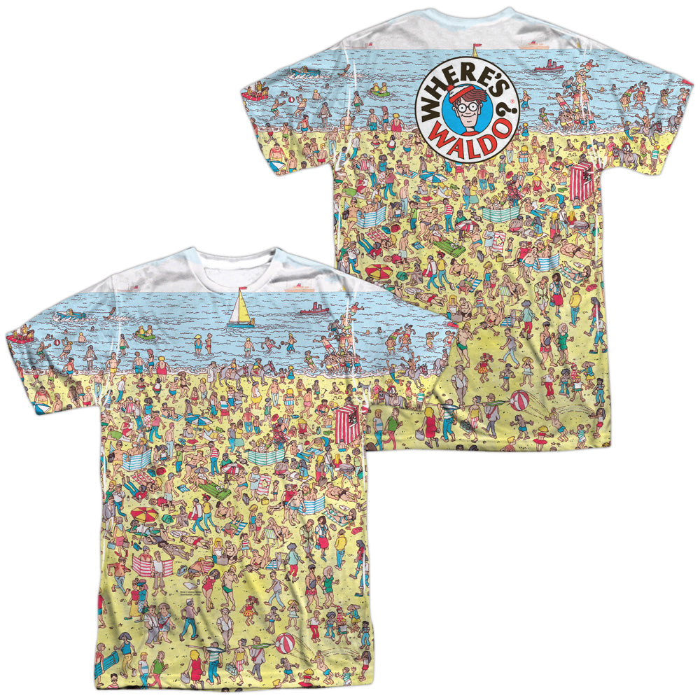 WHERE'S WALDO/BEACH SCENE (FRONT/BACK PRINT)