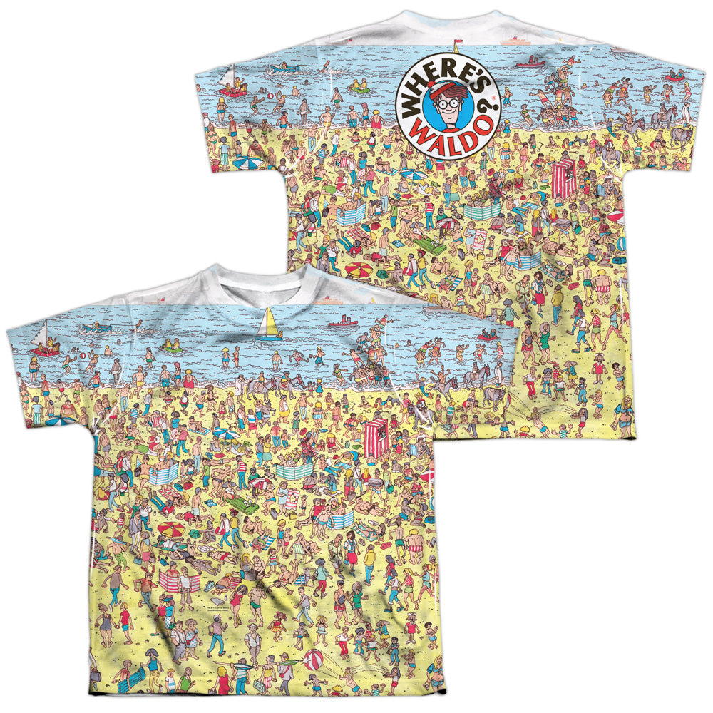 WHERE'S WALDO/BEACH SCENE (FRONT/BACK PRINT)