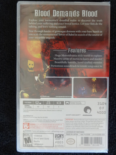 Demoniaca Elite Edition 3104 of 4000