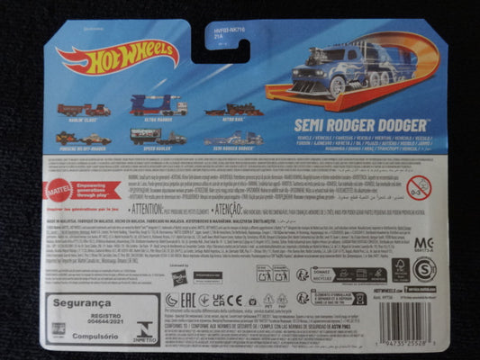 Hot Wheels Semi Rodger Dodger