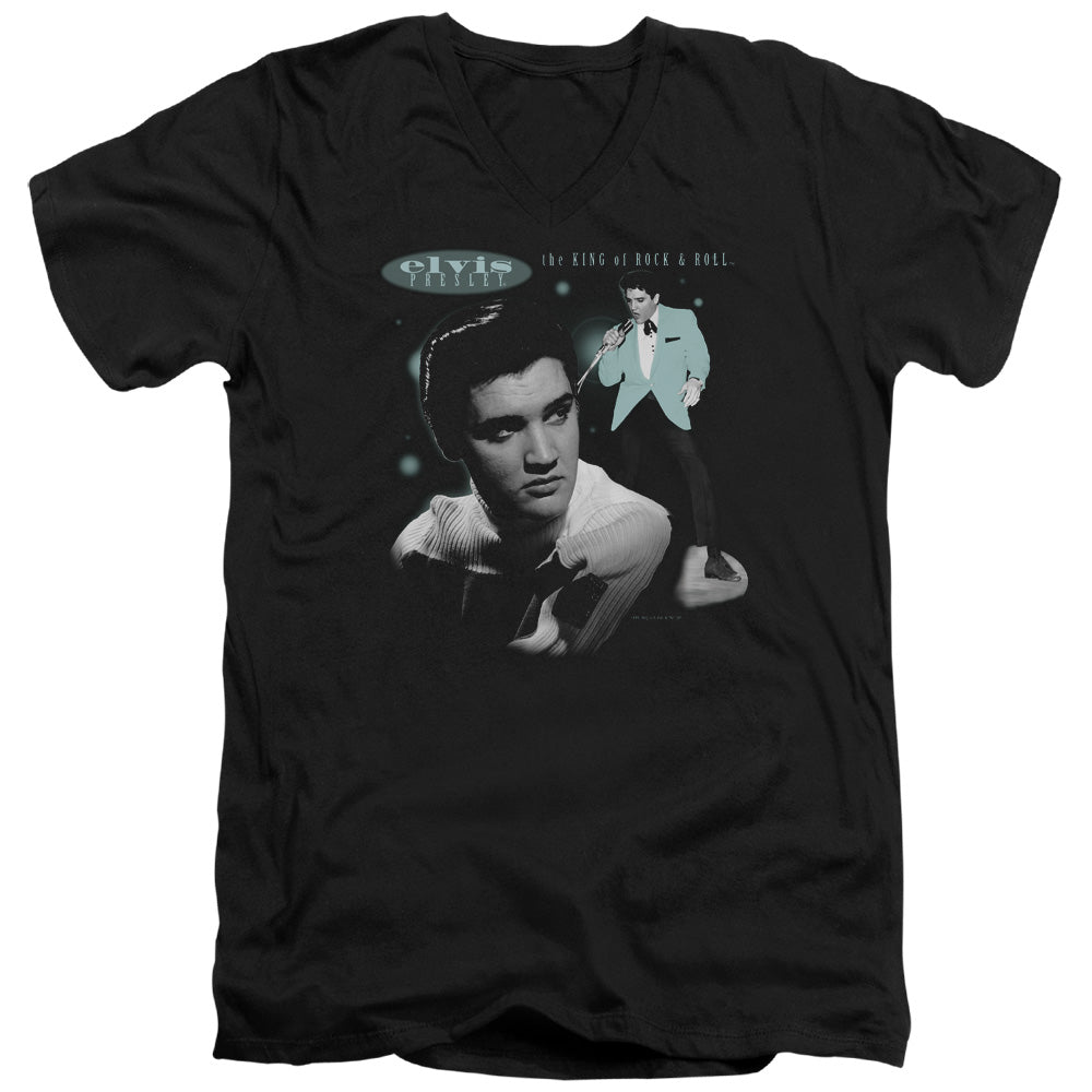 ELVIS PRESLEY/TEAL PORTRAIT
