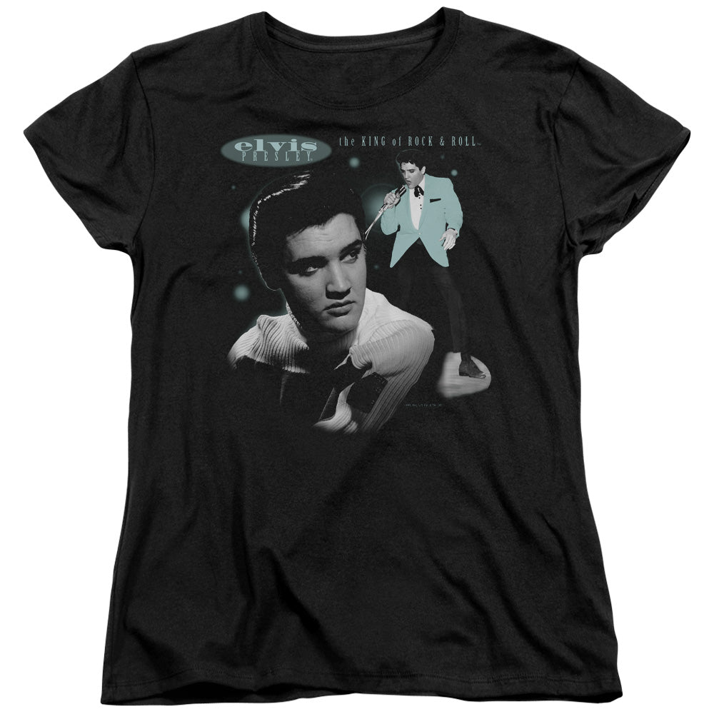ELVIS PRESLEY/TEAL PORTRAIT