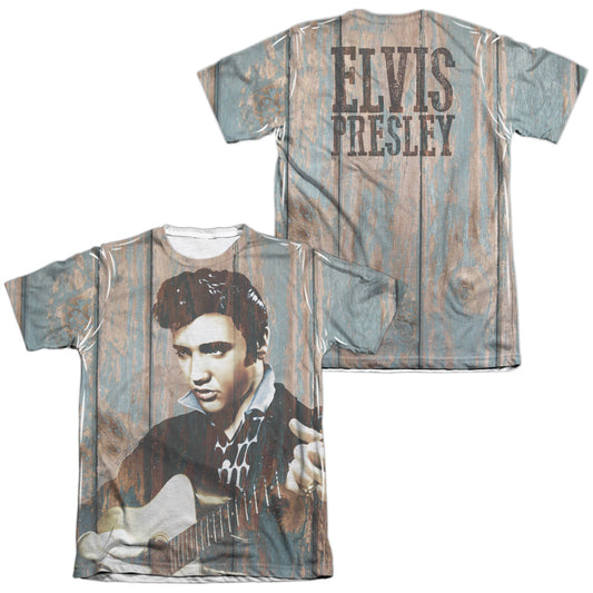 ELVIS PRESLEY/WOODGRAIN (FRONT/BACK PRINT)